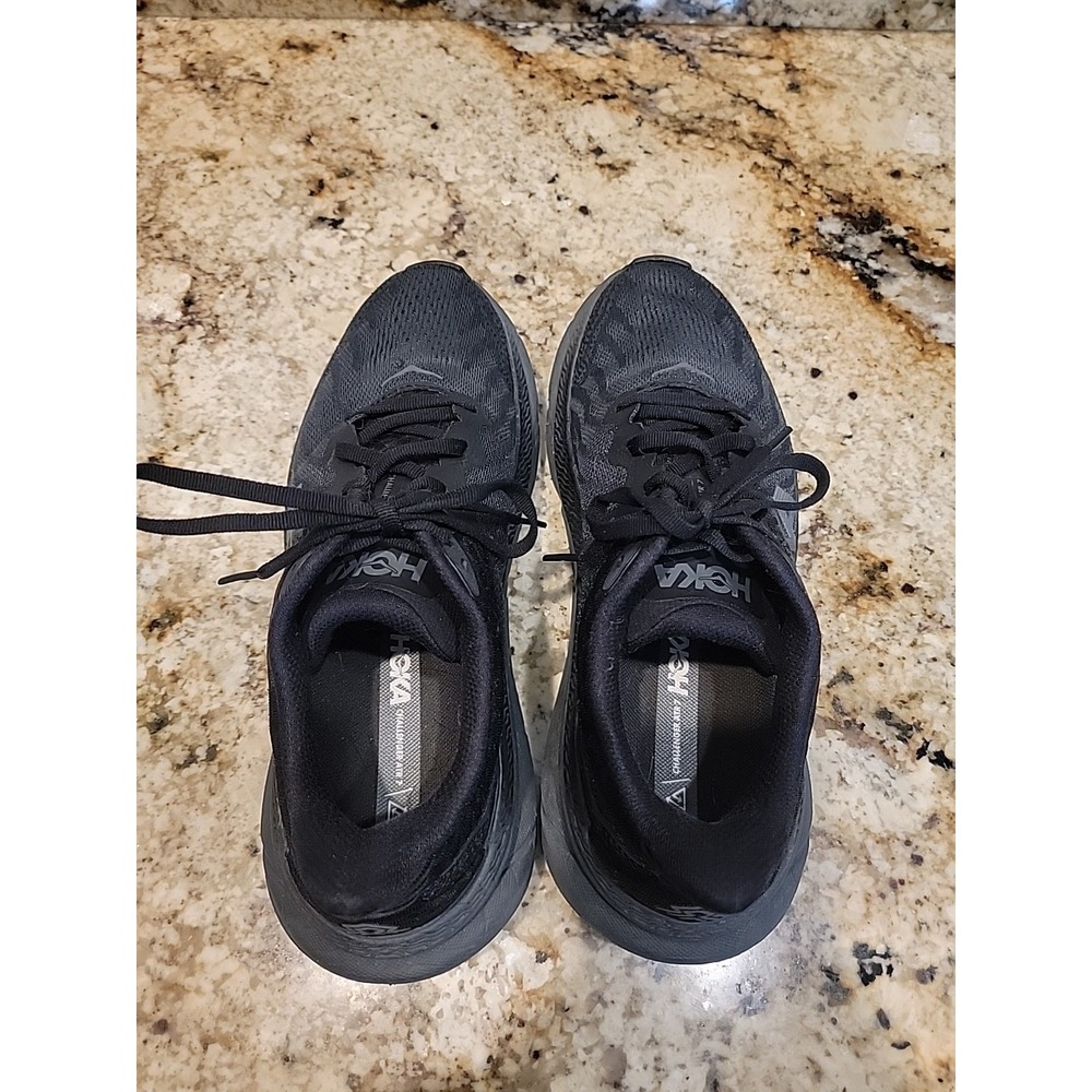 Hoka One One Challenger ATR 7 GTX Black Shoe Trail Sneaker Womens Size 9B EUC - Picture 8 of 11